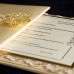 Hardcover Slap-up Invitation Card Champagne Invitation Card